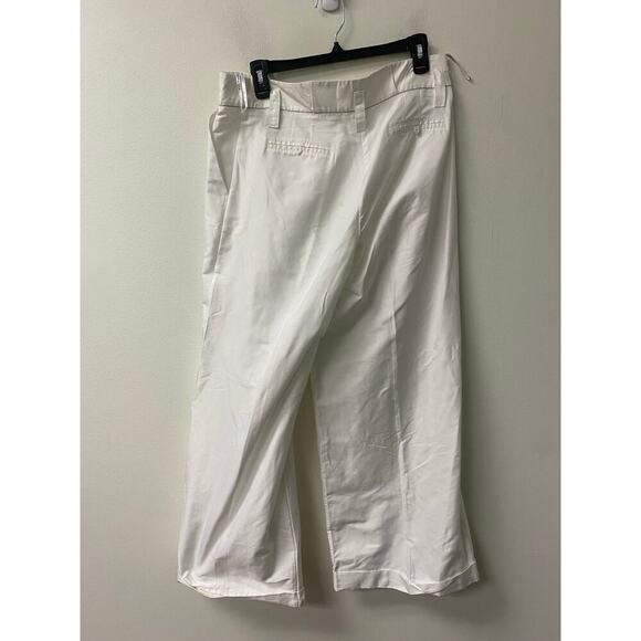 Lug Von Siga White Wide Leg Pants Sz 40 - Picture 2 of 3